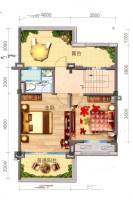 碧桂园北纬21°3室2厅1卫119㎡户型图