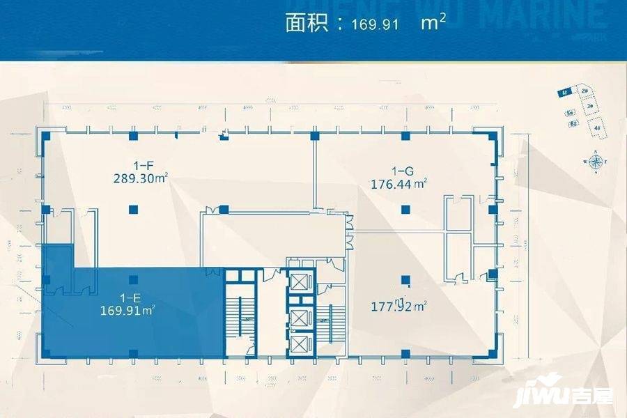 北部湾海洋科技创新港1室0厅0卫169.9㎡户型图