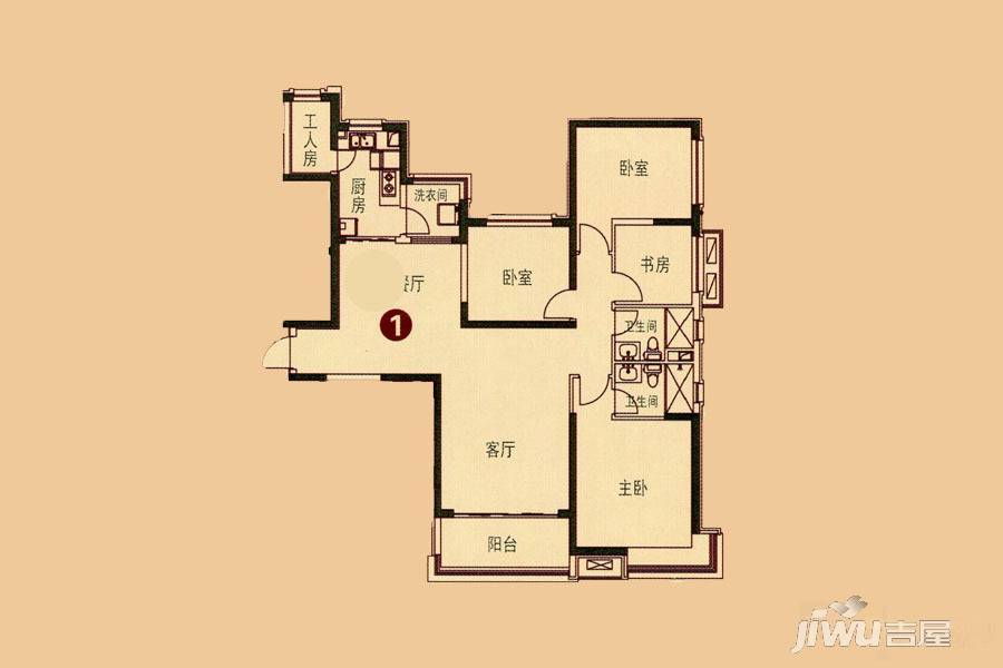 11㎡五室二厅二卫一厨户型图|鞍山恒大名都5房2厅2卫户型图_台安鞍山