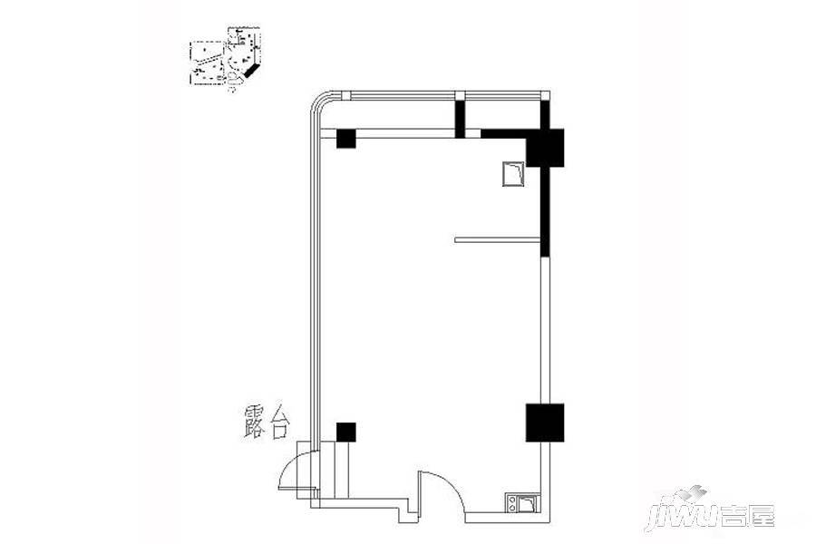 未来石1室0厅0卫50㎡户型图