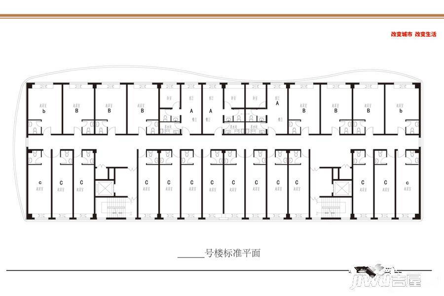 保定莲池区双创基地1室1厅1卫25㎡户型图