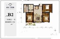 涿州惠友万悦城3室2厅1卫99㎡户型图