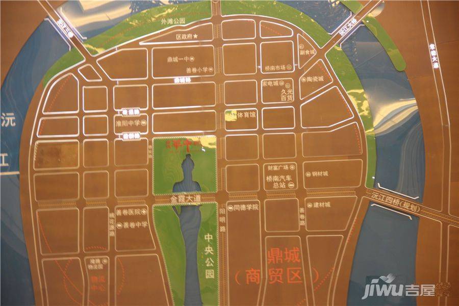 福捷华中城位置交通图图片