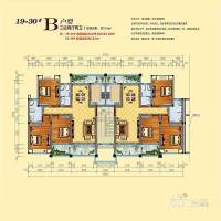 富新·国际豪城3室2厅2卫127.5㎡户型图