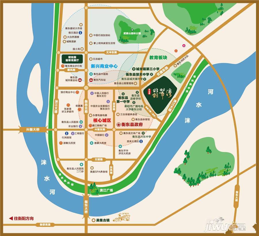 碧桂园翡翠湾位置交通图1