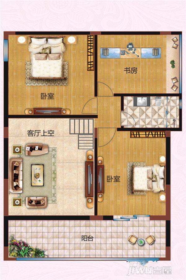 英伦中央首府4室2厅2卫148.5㎡户型图