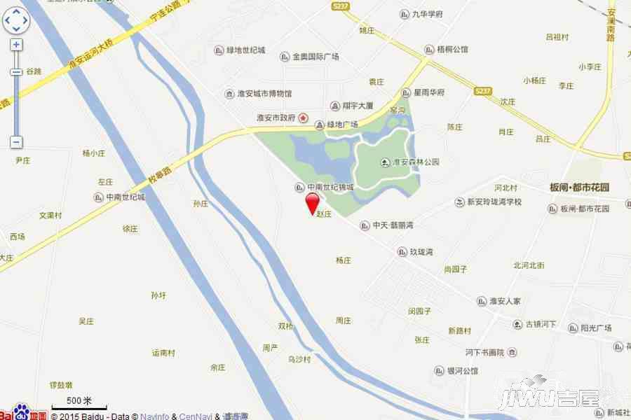 江苏淮安世界运河文化旅游区位置交通图