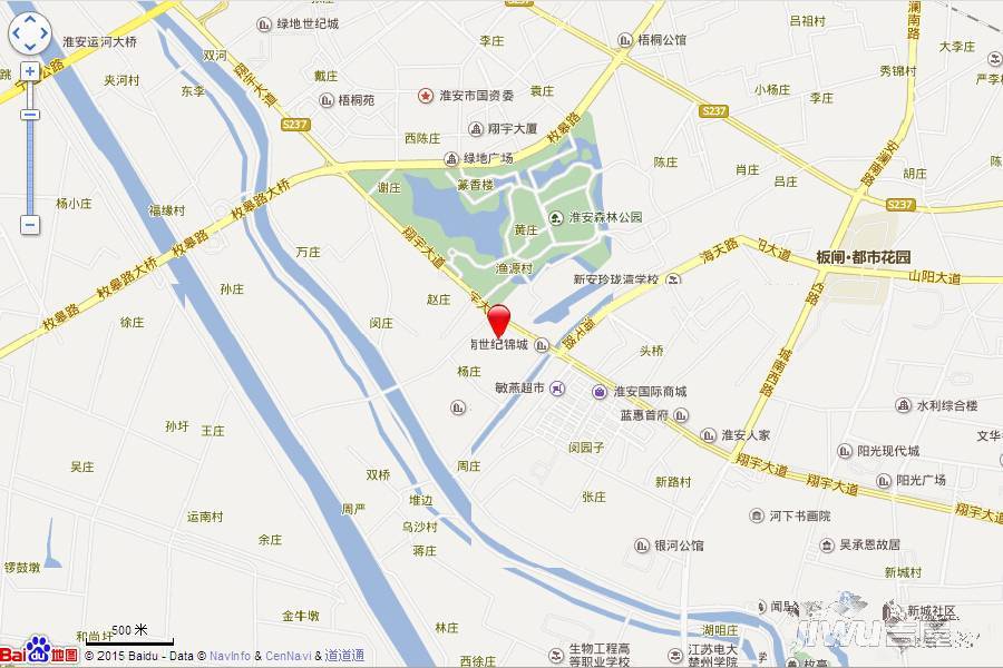 中南锦城位置交通图图片