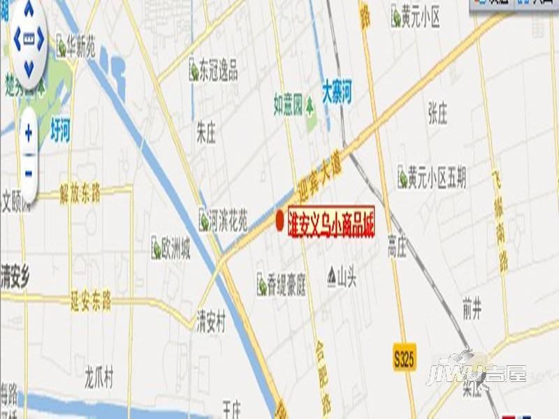 淮安义乌小商品城位置交通图图片