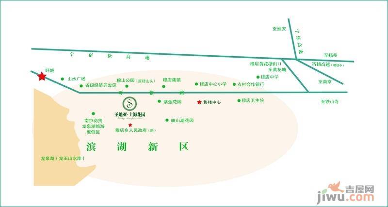 上海花园位置交通图图片