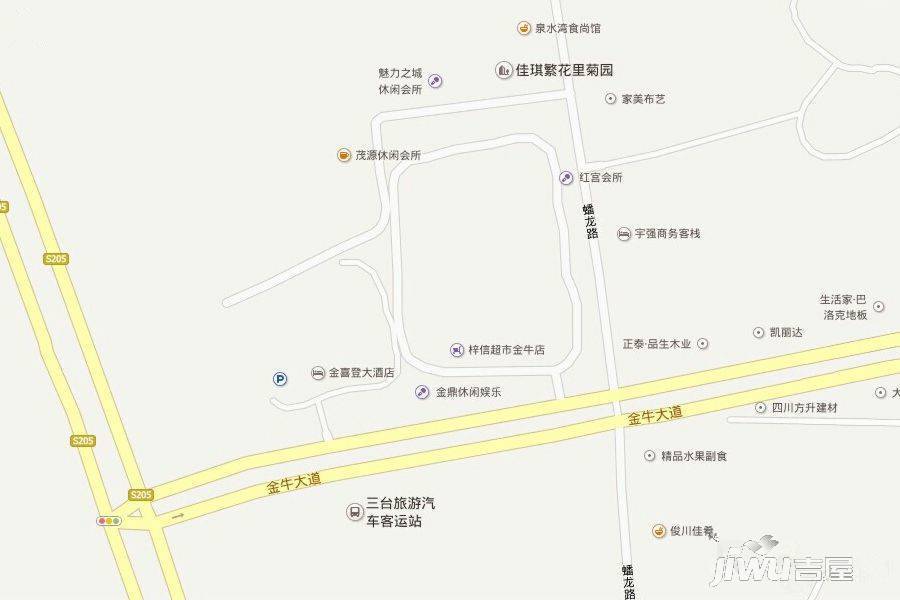 大成建材装饰城位置交通图图片