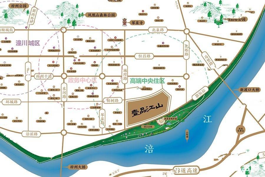 壹品江山位置交通图