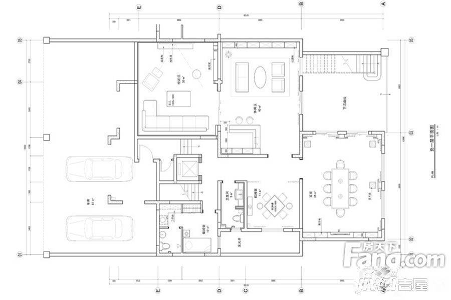 国宝花园5室3厅5卫360㎡户型图