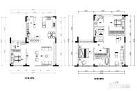 建业桂园3室2厅3卫129㎡户型图