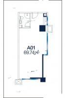 永邦大厦1室1厅1卫69.7㎡户型图