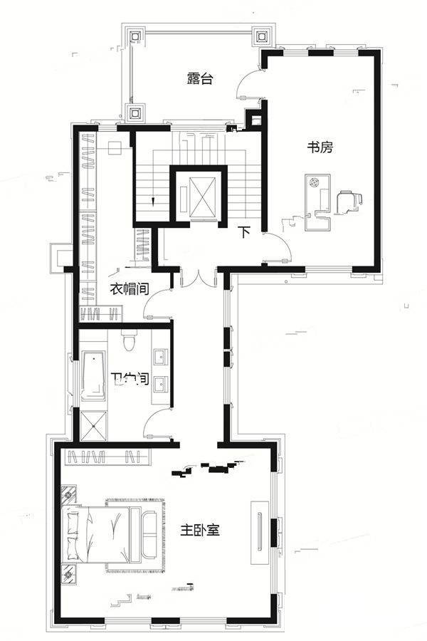 国宝花园9室2厅5卫584㎡户型图