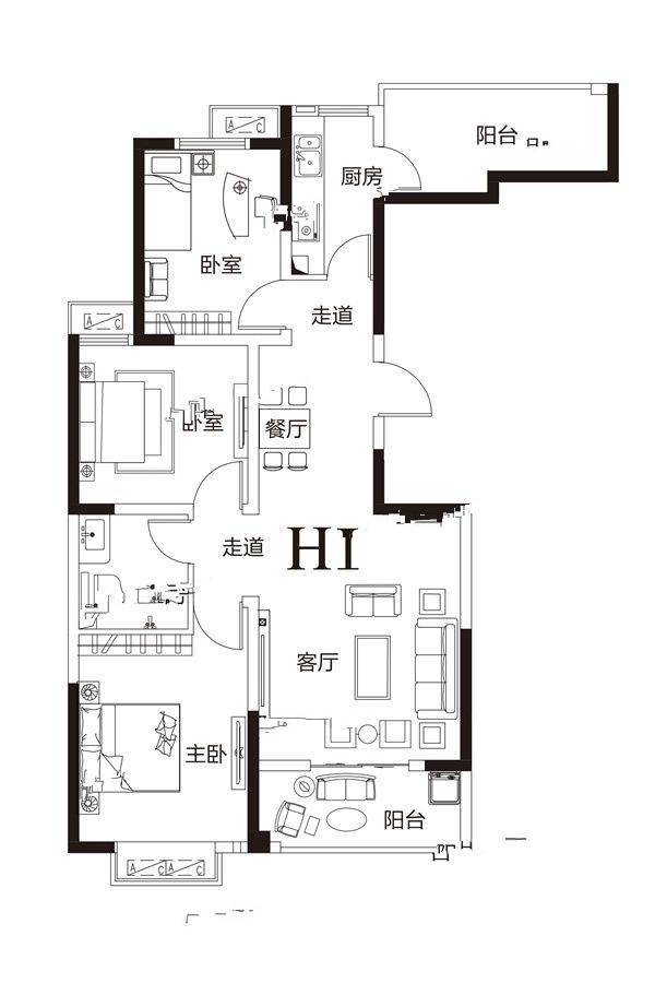 洛浦金苑
                                                            3房2厅1卫
