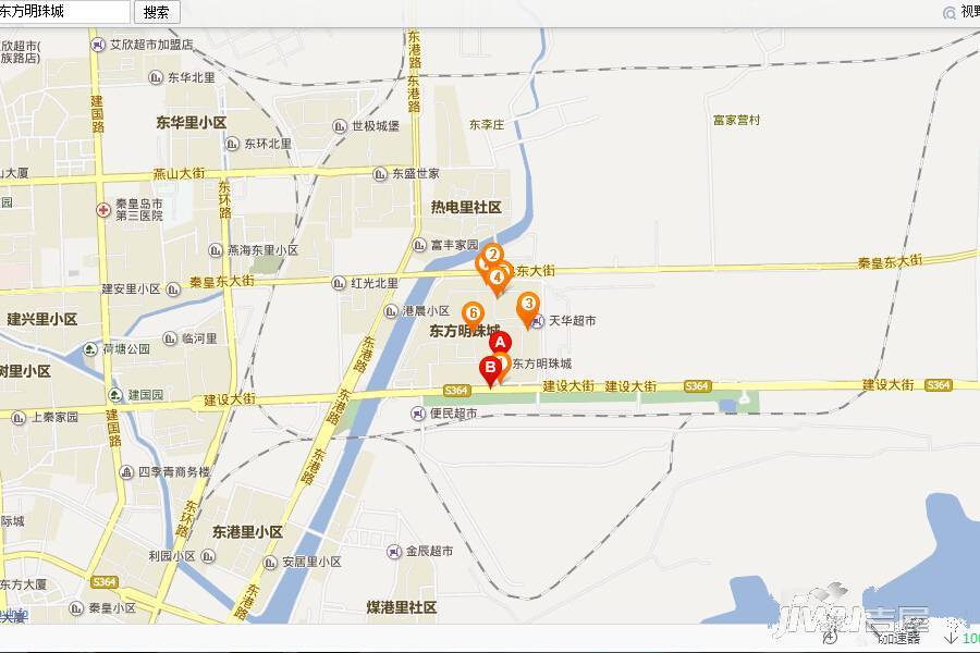 东方明珠城位置交通图1