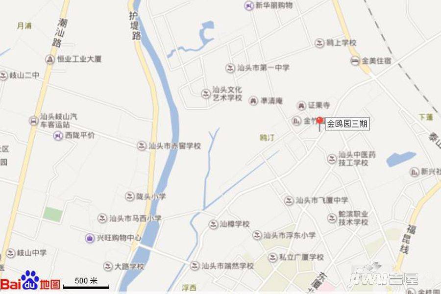 金鸥商住区位置交通图2