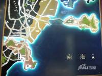 蔚蓝海湾实景图图片