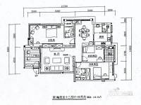 君悦春江花园3室2厅3卫139.3㎡户型图