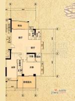 栢宝龙轩3室2厅2卫128.8㎡户型图