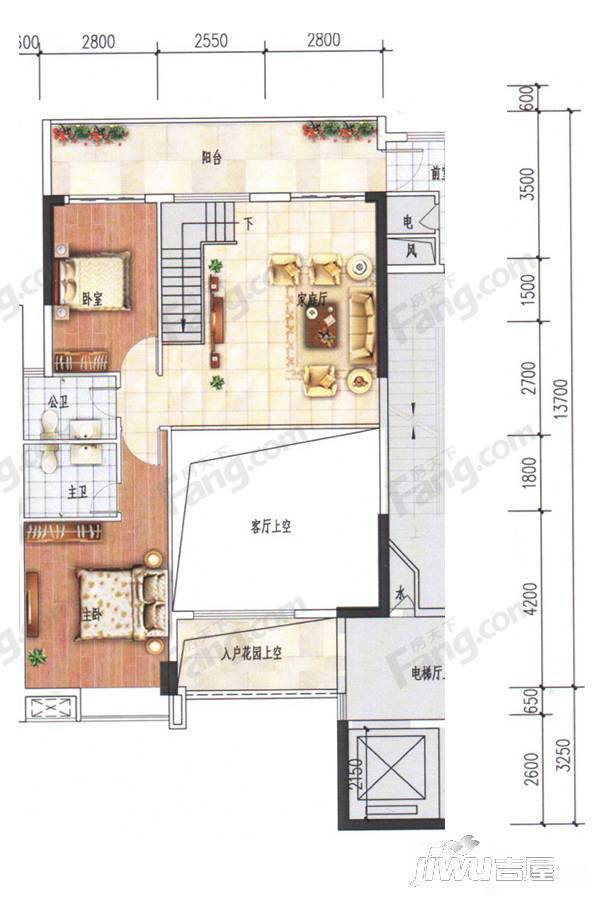 南洋珠池路4室3厅7卫236.3㎡户型图