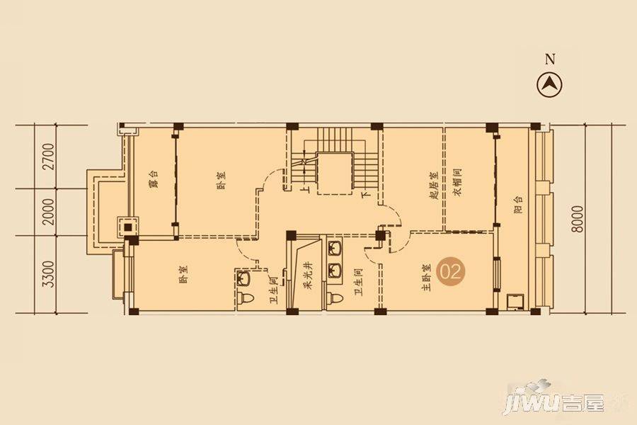 海湾尚景花园5室3厅4卫453.6㎡户型图