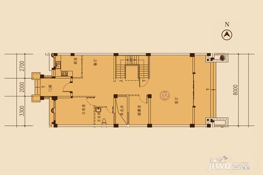 海湾尚景花园5室3厅4卫453.6㎡户型图