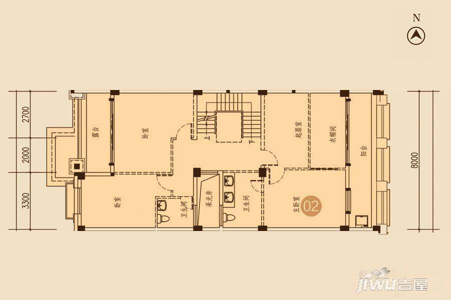 海湾尚景花园5室3厅4卫471.8㎡户型图