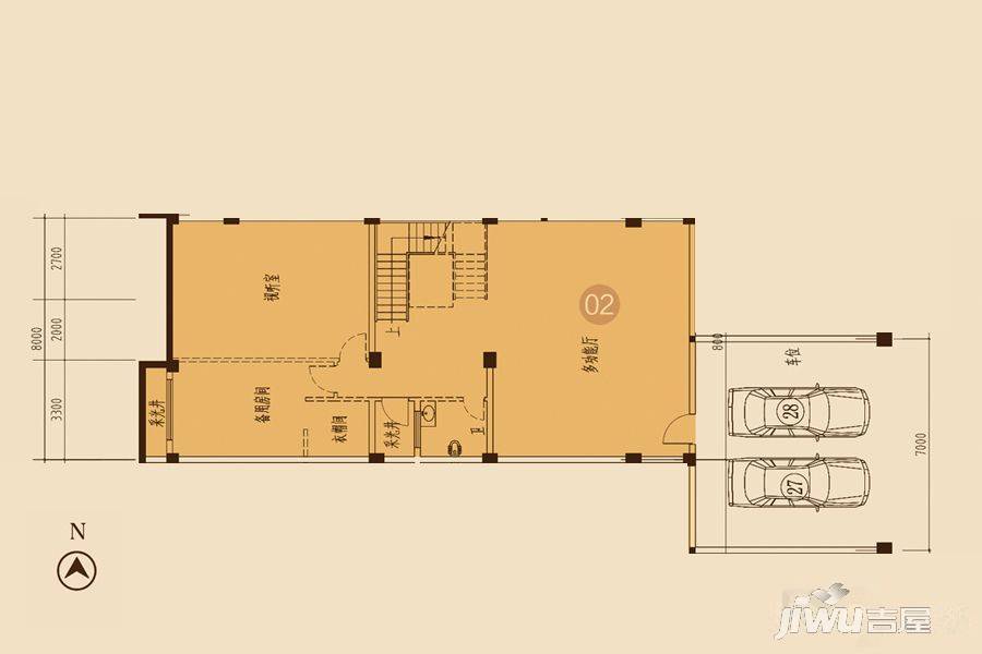 海湾尚景花园5室3厅4卫471.8㎡户型图