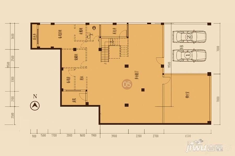 海湾尚景花园5室3厅5卫581.7㎡户型图