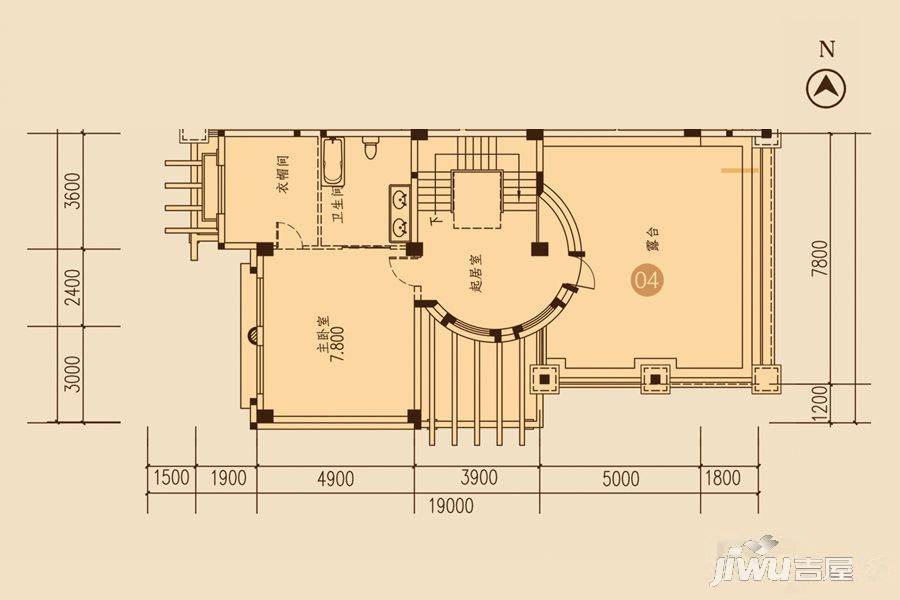 海湾尚景花园5室4厅5卫431.5㎡户型图