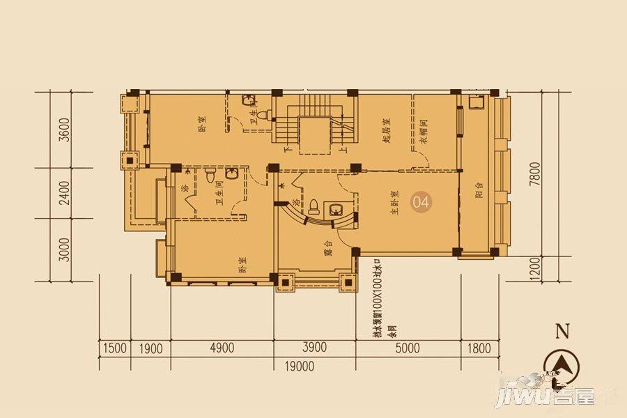 海湾尚景花园5室4厅5卫431.5㎡户型图