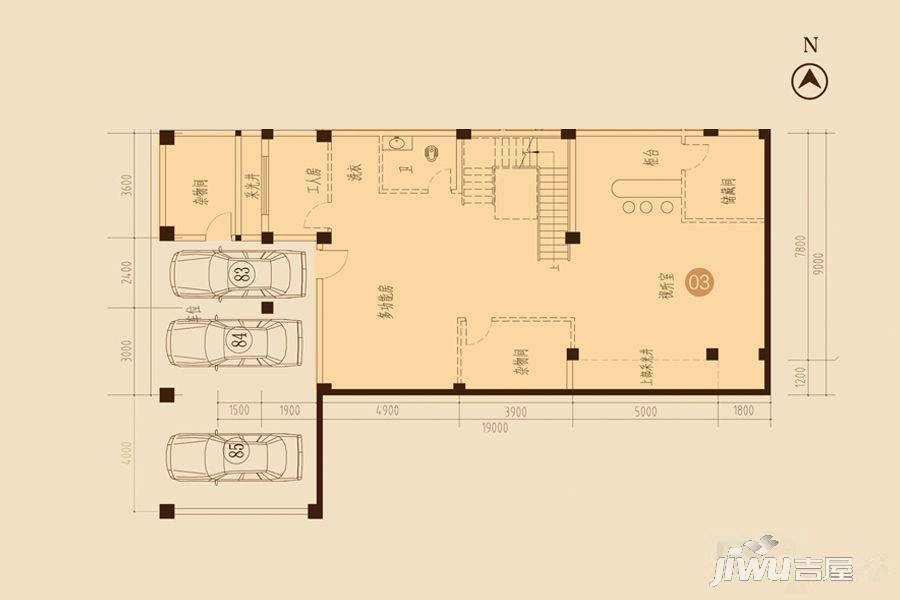 海湾尚景花园5室4厅5卫498.8㎡户型图