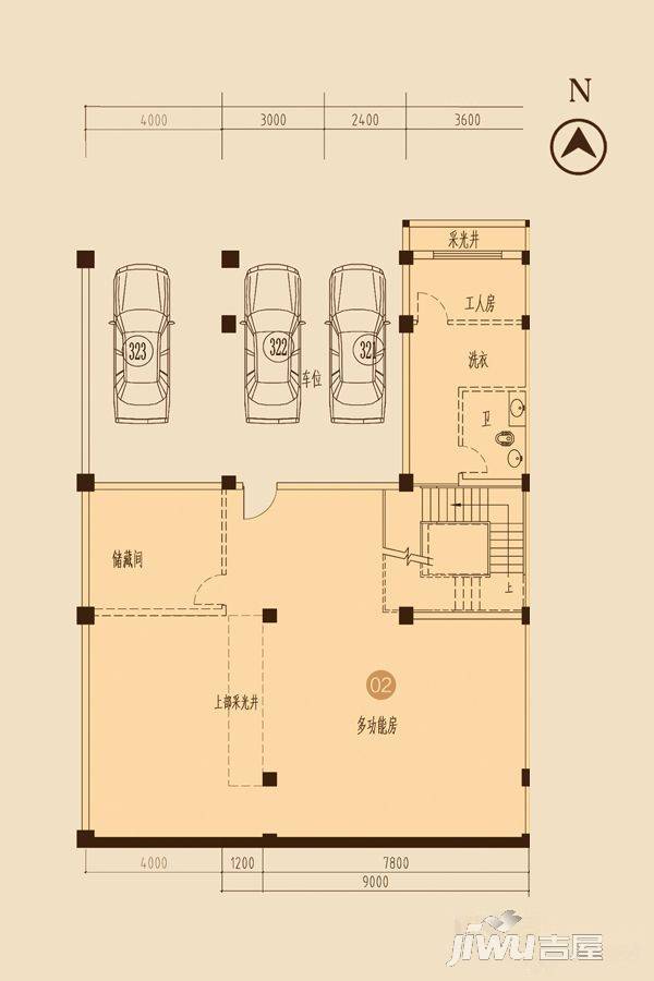 海湾尚景花园5室3厅5卫457.7㎡户型图