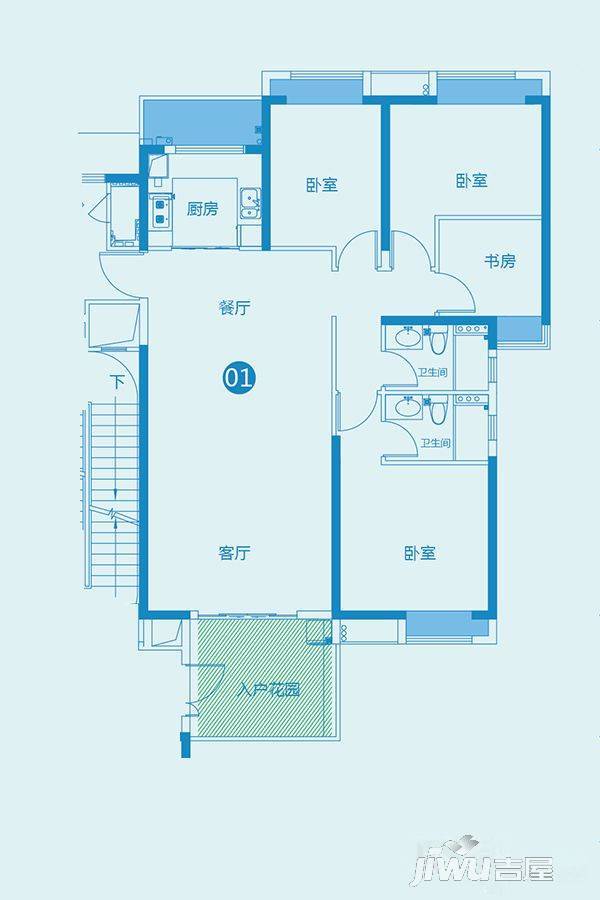 海琴湾4室2厅0卫150㎡户型图