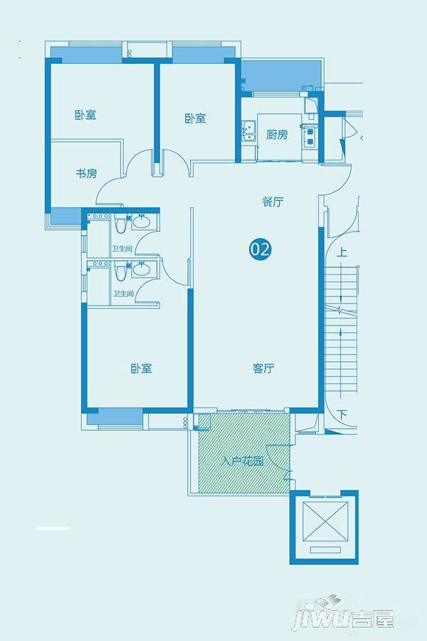 海琴湾4室2厅0卫150㎡户型图