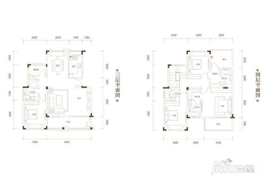 江南URD(江南生态新城)5室2厅4卫195㎡户型图