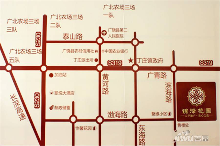 锦泽花园位置交通图图片