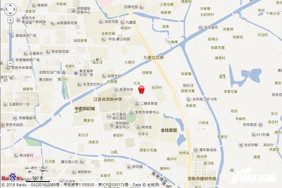 中南林樾香庭位置交通图