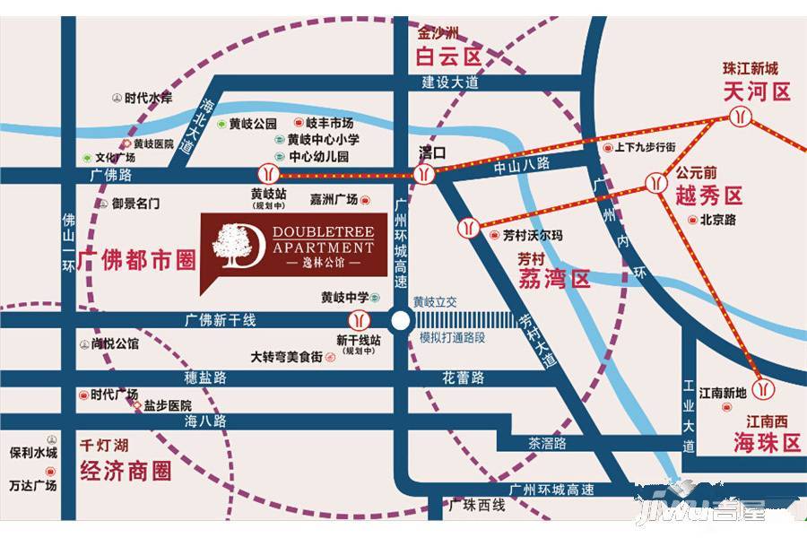 和华逸林公馆位置交通图图片