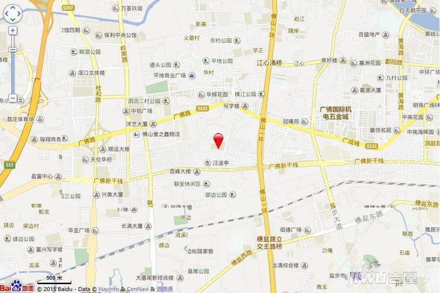 润丰花园位置交通图图片
