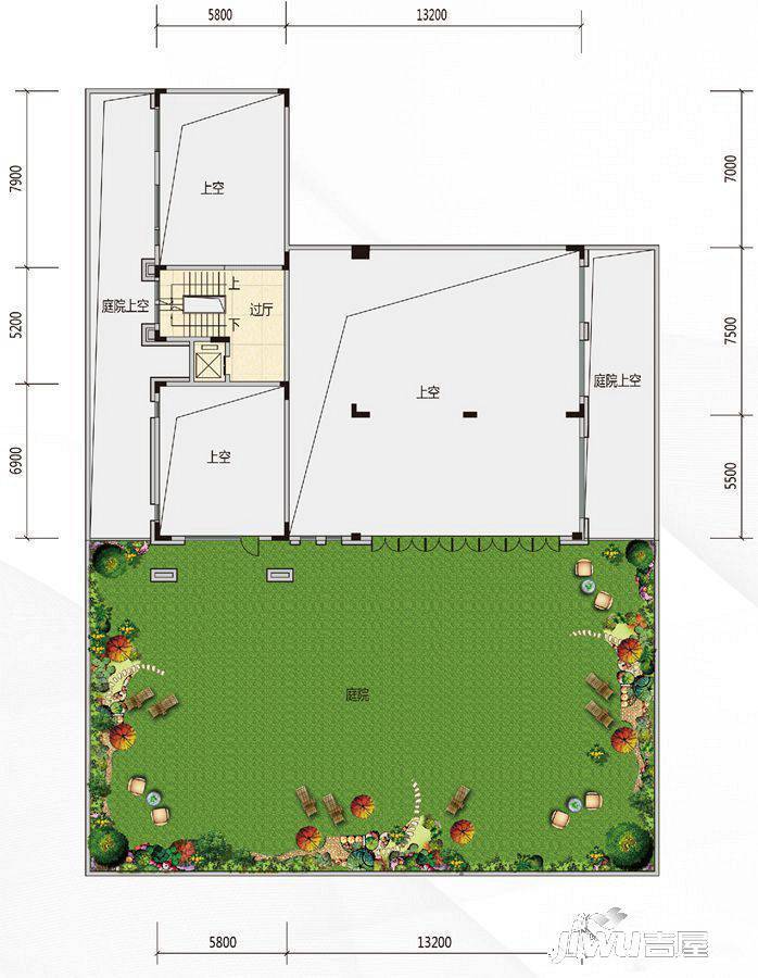 顺德华侨城天鹅湖7室3厅3卫330㎡户型图