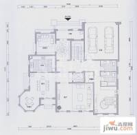 中海地产山语湖1室2厅2卫241㎡户型图