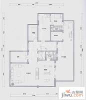 中海地产山语湖3室1厅2卫165㎡户型图