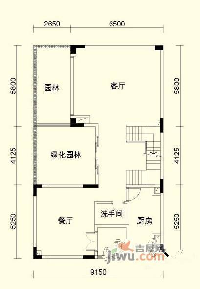 岭南天地东华轩0室2厅2卫270㎡户型图