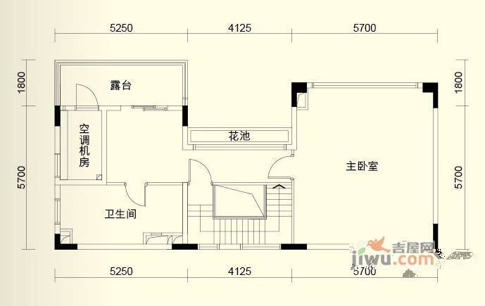 岭南天地东华轩1室0厅1卫270㎡户型图