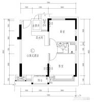 银钻广场2室1厅1卫67.2㎡户型图