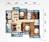 奥园1号4室2厅2卫143㎡户型图